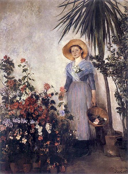 Olga Boznanska In the orangery